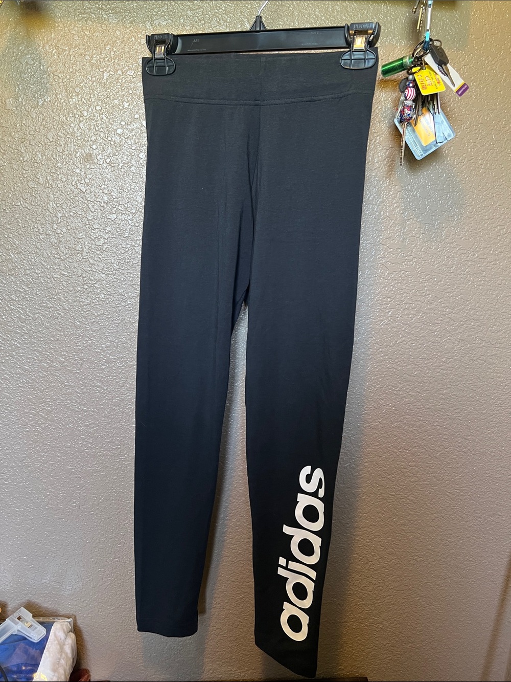 Adidas Women’s Black Logo Leggings